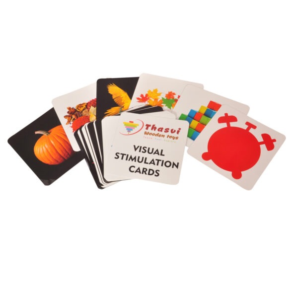 High Contrast Visual Stimulation Infant Cards – (Multi-colored)